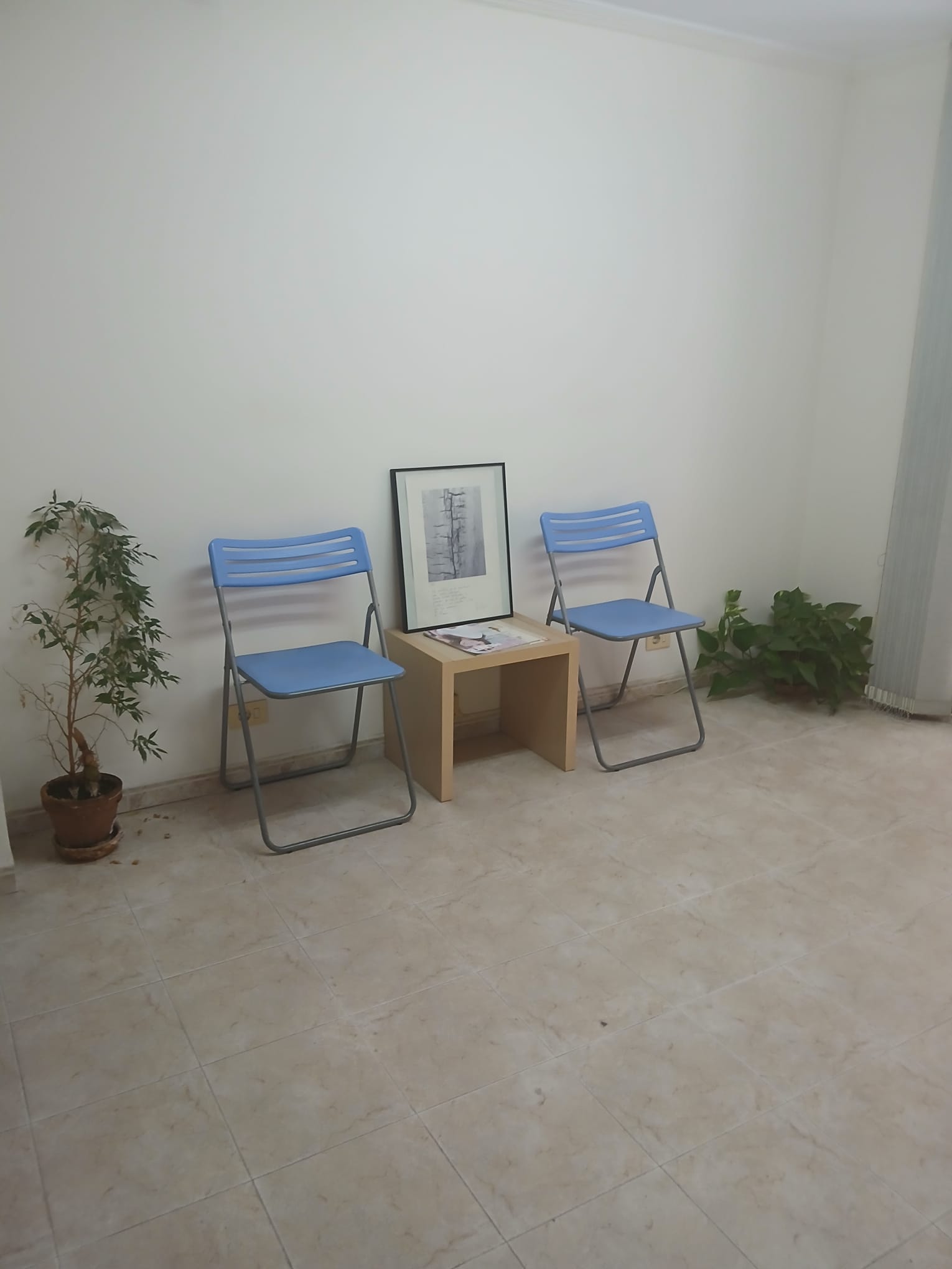 Sala de espera de Masaje y Bienestar